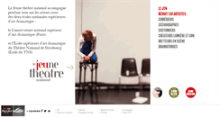 Desktop Screenshot of jeune-theatre-national.com